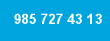 985 727 43 13 985 727 43 13